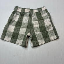 Load image into Gallery viewer, Unisex Target, checked crinkle cotton shorts, elasticated, GUC, size 3,  