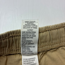 Load image into Gallery viewer, Boys KID, beige stretch cotton shorts, elasticated, GUC, size 8,  