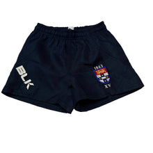Load image into Gallery viewer, Boys BLK, navy sports shorts, elasticated, EUC, size 6,  