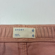 Load image into Gallery viewer, Girls Target, cotton blend shorts, elasticated, *sun fade on front*, FUC, size 6,  
