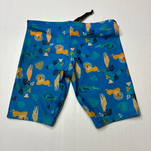 Load image into Gallery viewer, Boys ZOGGS, blue swim shorts, elasticated, *marks back left*, FUC, size 4,  