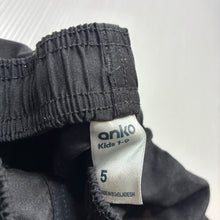 Load image into Gallery viewer, Boys Anko, black lightweight board shorts, GUC, size 5,  