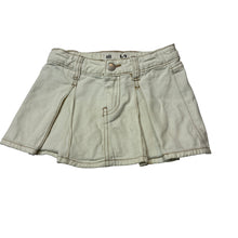 Load image into Gallery viewer, Girls Cotton On, cream denim skirt, elasticated, FUC, size 1-2,  