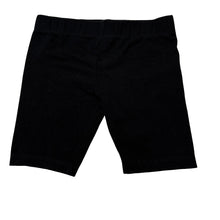 Load image into Gallery viewer, Girls Target, black stretch cotton bike shorts, elasticated, EUC, size 2,  