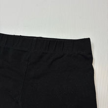 Load image into Gallery viewer, Girls Target, black stretch cotton bike shorts, elasticated, EUC, size 2,  