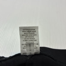 Load image into Gallery viewer, Girls Target, black stretch cotton bike shorts, elasticated, EUC, size 2,  