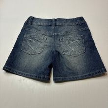 Load image into Gallery viewer, Girls Target, denim jean shorts, adjustable, GUC, size 6,  