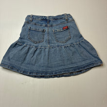 Load image into Gallery viewer, Girls Seed, stretch denim skirt, adjustable, GUC, size 8,  