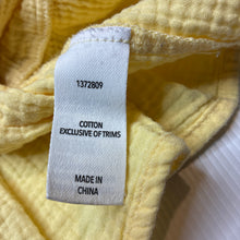 Load image into Gallery viewer, Girls KID, yellow crinkle cotton skirt, elasticated, GUC, size 7,  