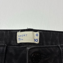 Load image into Gallery viewer, Unisex Target, stretch denim jean shorts, adjustable, GUC, size 10,  