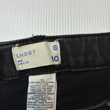 Load image into Gallery viewer, Unisex Target, stretch denim jean shorts, adjustable, GUC, size 10,  