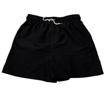 Load image into Gallery viewer, Unisex Anko, black lightweight board shorts, elasticated, EUC, size 12,  