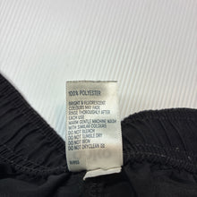 Load image into Gallery viewer, Unisex Anko, black lightweight board shorts, elasticated, EUC, size 12,  
