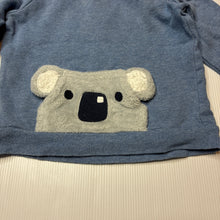 Load image into Gallery viewer, Boys Jack &amp; Milly, blue lightweight cotton sweater, koala, GUC, size 1,  