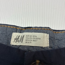 Load image into Gallery viewer, Boys H&amp;M, cotton chino shorts, adjustable, GUC, size 7,  
