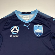 Load image into Gallery viewer, Unisex PUMA, Hyundai A-League Sydney FC sports top, GUC, size 10,  
