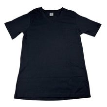 Load image into Gallery viewer, Boys Urban Supply, black cotton V-neck tee, EUC, size 10,  