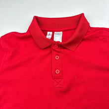 Load image into Gallery viewer, Unisex Anko, red school sport polo shirt top, FUC, size 12,  