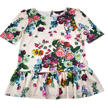 Load image into Gallery viewer, Girls BAKER, floral peplum top, EUC, size 12,  