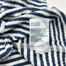 Load image into Gallery viewer, Girls Anko, navy stripe ribbed summer top, GUC, size 12,  