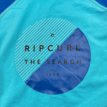 Load image into Gallery viewer, Unisex Rip Curl, short sleeve rashie / swim top, GUC, size 6,  