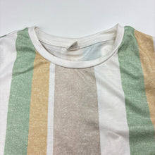 Load image into Gallery viewer, Unisex SHEIN, soft feel striped tee / top, GUC, size 7,  