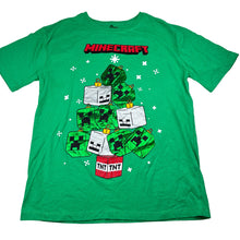 Load image into Gallery viewer, Unisex Mojang, Minecraft Christmas tee / top, EUC, size 14,  
