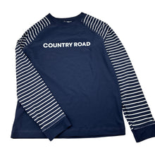 Load image into Gallery viewer, Unisex Country Road, long sleeve rashie / swim top, GUC, size 10-11,  