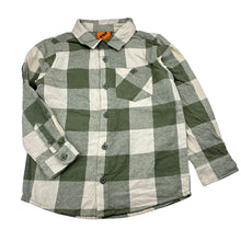 Load image into Gallery viewer, Boys Tilt, checked flannel cotton long sleeve shirt, EUC, size 5,  
