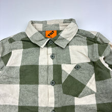 Load image into Gallery viewer, Boys Tilt, checked flannel cotton long sleeve shirt, EUC, size 5,  