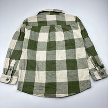 Load image into Gallery viewer, Boys Tilt, checked flannel cotton long sleeve shirt, EUC, size 5,  