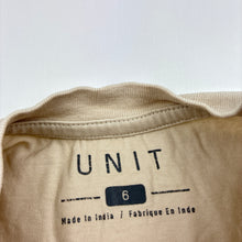 Load image into Gallery viewer, Unisex UNIT, cotton tee/top, FUC, size 6,  
