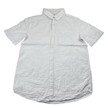 Load image into Gallery viewer, Boys Anko, white linen/cotton short sleeve shirt, GUC, size 10,  
