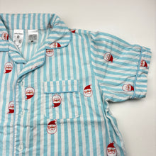 Load image into Gallery viewer, Unisex Brilliant Basics, cotton Christmas pyjama top, EUC, size 8,  