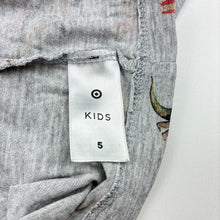 Load image into Gallery viewer, Boys Target, grey marle tee, dinosaurs, FUC, size 5,  