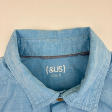 Load image into Gallery viewer, Boys (&amp;US), lightweight cotton short sleeve shirt, GUC, size 11,  