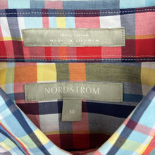 Load image into Gallery viewer, Boys NORDSTROM, lightweight cotton long sleeve shirt, EUC, size 10,  