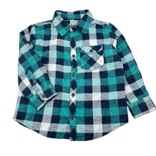 Load image into Gallery viewer, Boys Anko, checked flannel cotton long sleeve shirt, EUC, size 4,  