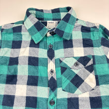 Load image into Gallery viewer, Boys Anko, checked flannel cotton long sleeve shirt, EUC, size 4,  