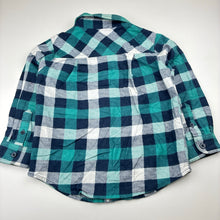 Load image into Gallery viewer, Boys Anko, checked flannel cotton long sleeve shirt, EUC, size 4,  