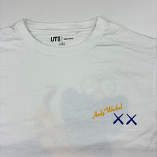 Load image into Gallery viewer, Unisex UNIQLO, KAWS + WARHOL banana cotton tee, small light mark on front, FUC, size 13,  