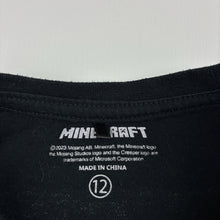 Load image into Gallery viewer, Boys Mojang, Minecraft t-shirt / top, GUC, size 12,  