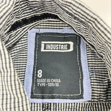 Load image into Gallery viewer, Boys Industrie, checked cotton short sleeve shirt, GUC, size 8,  