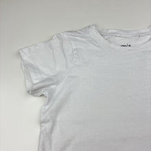 Load image into Gallery viewer, Unisex Anko, plain white cotton t-shirt, FUC, size 8,  