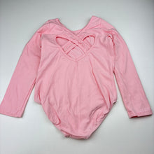 Load image into Gallery viewer, Girls pink, stretch cotton leotard, GUC, size 10,  