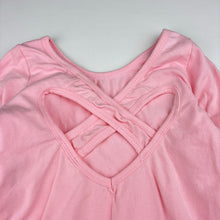 Load image into Gallery viewer, Girls pink, stretch cotton leotard, GUC, size 10,  