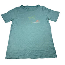 Load image into Gallery viewer, Boys Anko, teal cotton t-shirt, palm tree, FUC, size 8,  