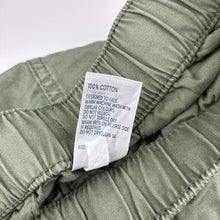 Load image into Gallery viewer, Boys Anko, green cotton cargo jogger pants, elasticated, EUC, size 12,  