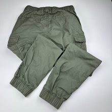 Load image into Gallery viewer, Boys Anko, green cotton cargo jogger pants, elasticated, EUC, size 12,  