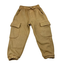 Load image into Gallery viewer, Boys Zara, tan cotton blend cargo jogger pants, elasticated, FUC, size 2-3,  